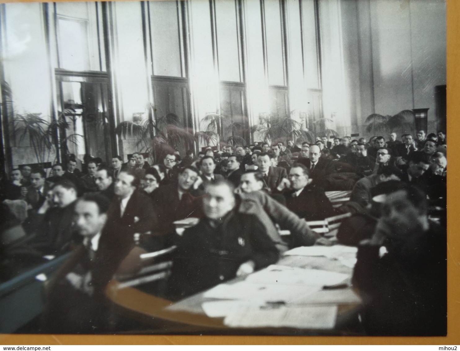 11 PHOTOS FRONT NATIONAL LIBERATION RESISTANCE GUERRE CONGRES MANIFESTATION 1945 (?) WW2 24 x 18 cm