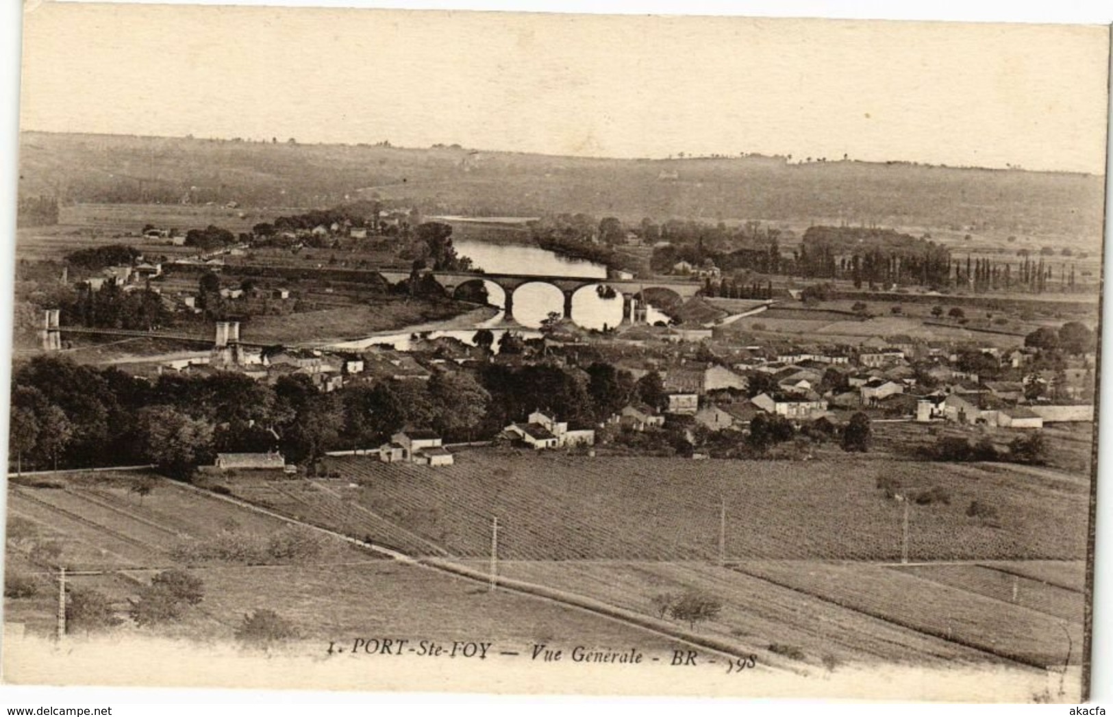 CPA Port-Ste-Foy - Vue Générale (229818) - Autres & Non Classés