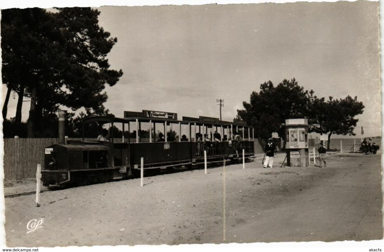 CPA Cap FERRET - Le Petit Train (229833) - Autres & Non Classés