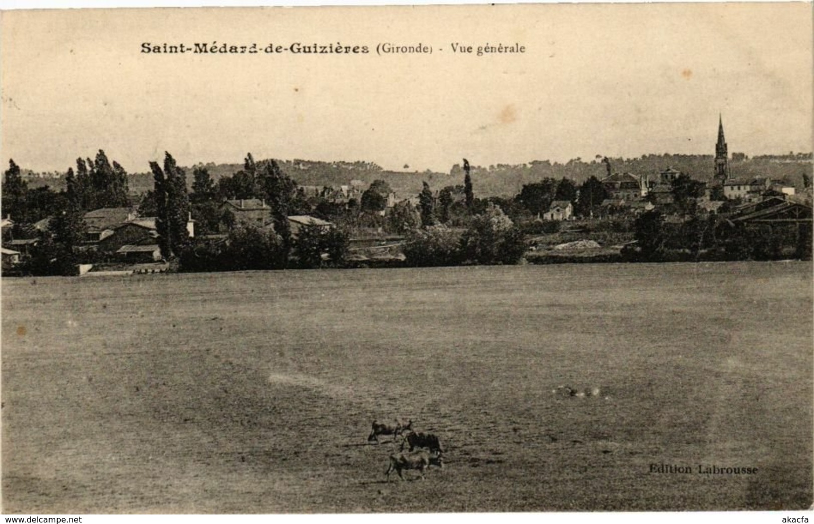 CPA St-MÉDARD-de-Guizieres (Gironde) - Vue Générale (229835) - Autres & Non Classés