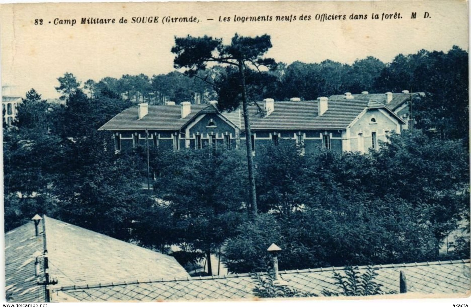 CPA Camp Militaire De SOUGE (Gironde) - Les Logements Neufs Des... (229894) - Autres & Non Classés