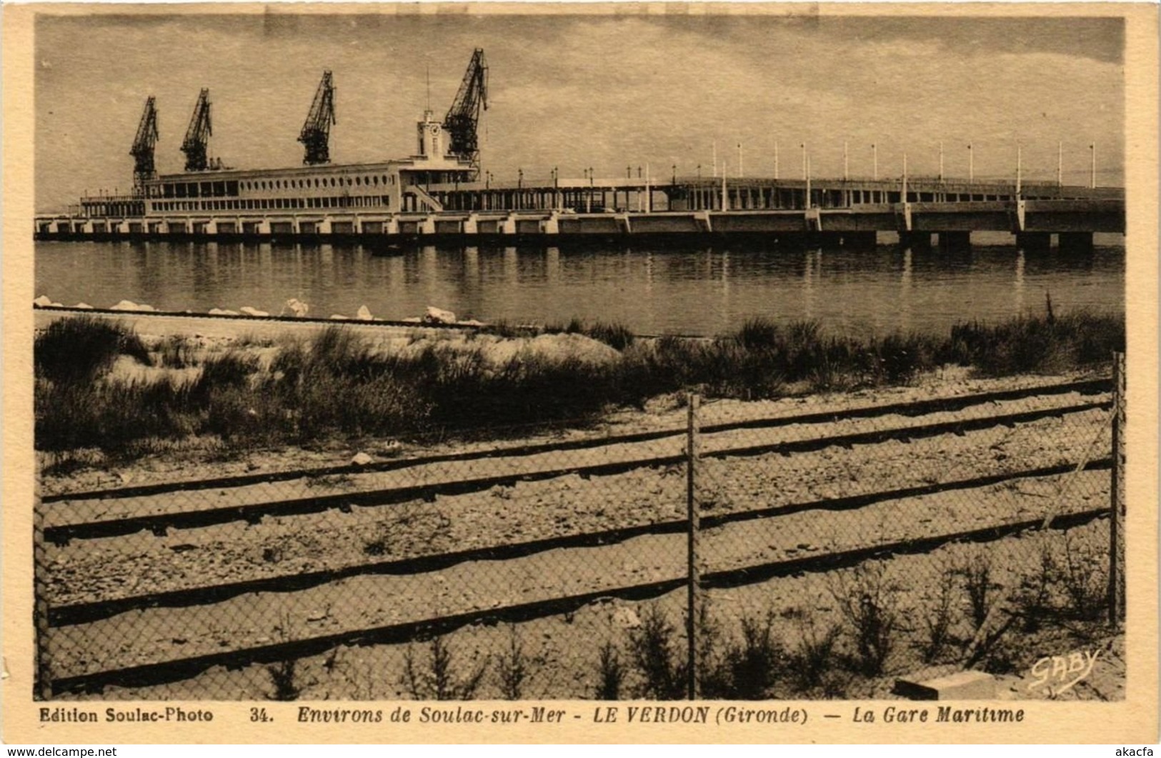 CPA Le VERDON La Gare Maritime (336321) - Autres & Non Classés