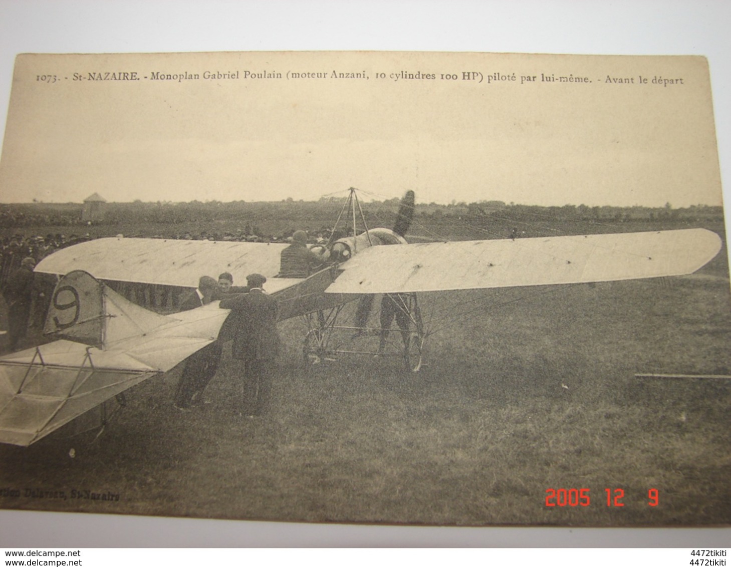 C.P.A.- Saint Nazaire (44) - Monoplan Gabriel Poulain (1884.1953) Piloté Par Lui Même - 1915 - SUP (AD72) - Aviateurs