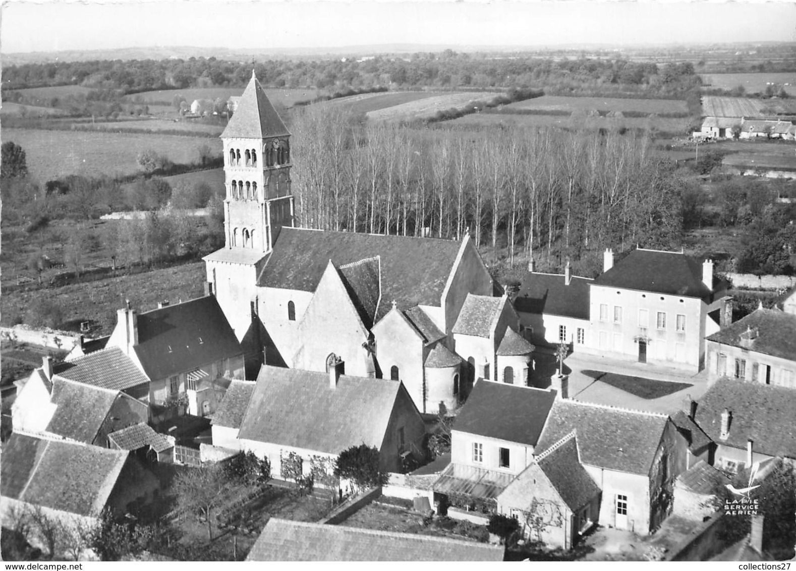 18-GERMIGNY-L'EXEMPT- L'EGLISE VUE DU CIEL - Otros & Sin Clasificación