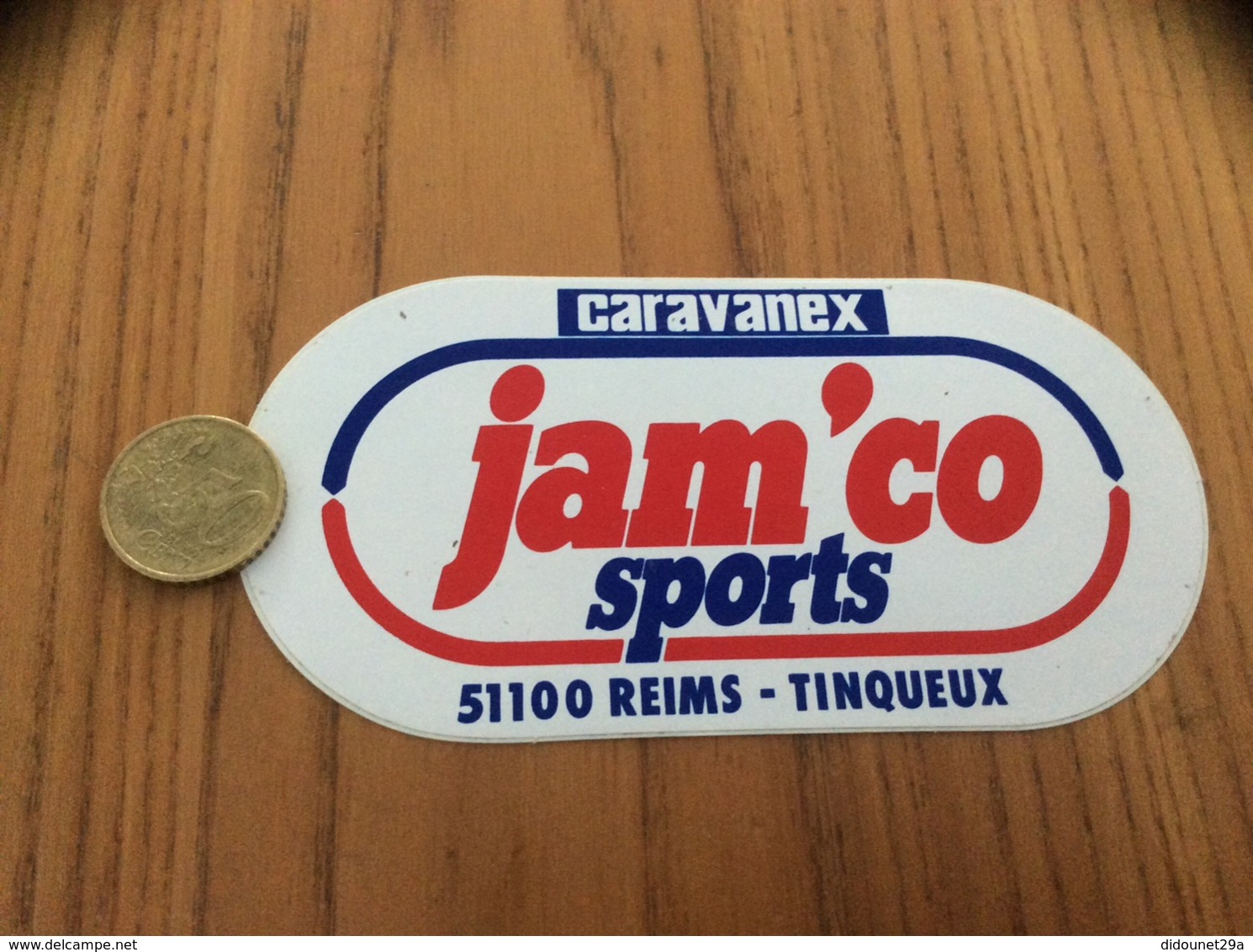 AUTOCOLLANT, Sticker «caravanex - Jam’co Sports - REIMS (51)» - Autocollants