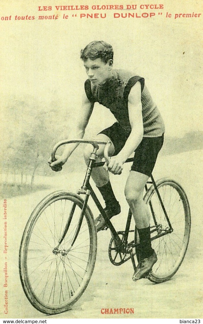 6938 Photo Cartonnée Repro. Cyclisme Champion - Wielrennen