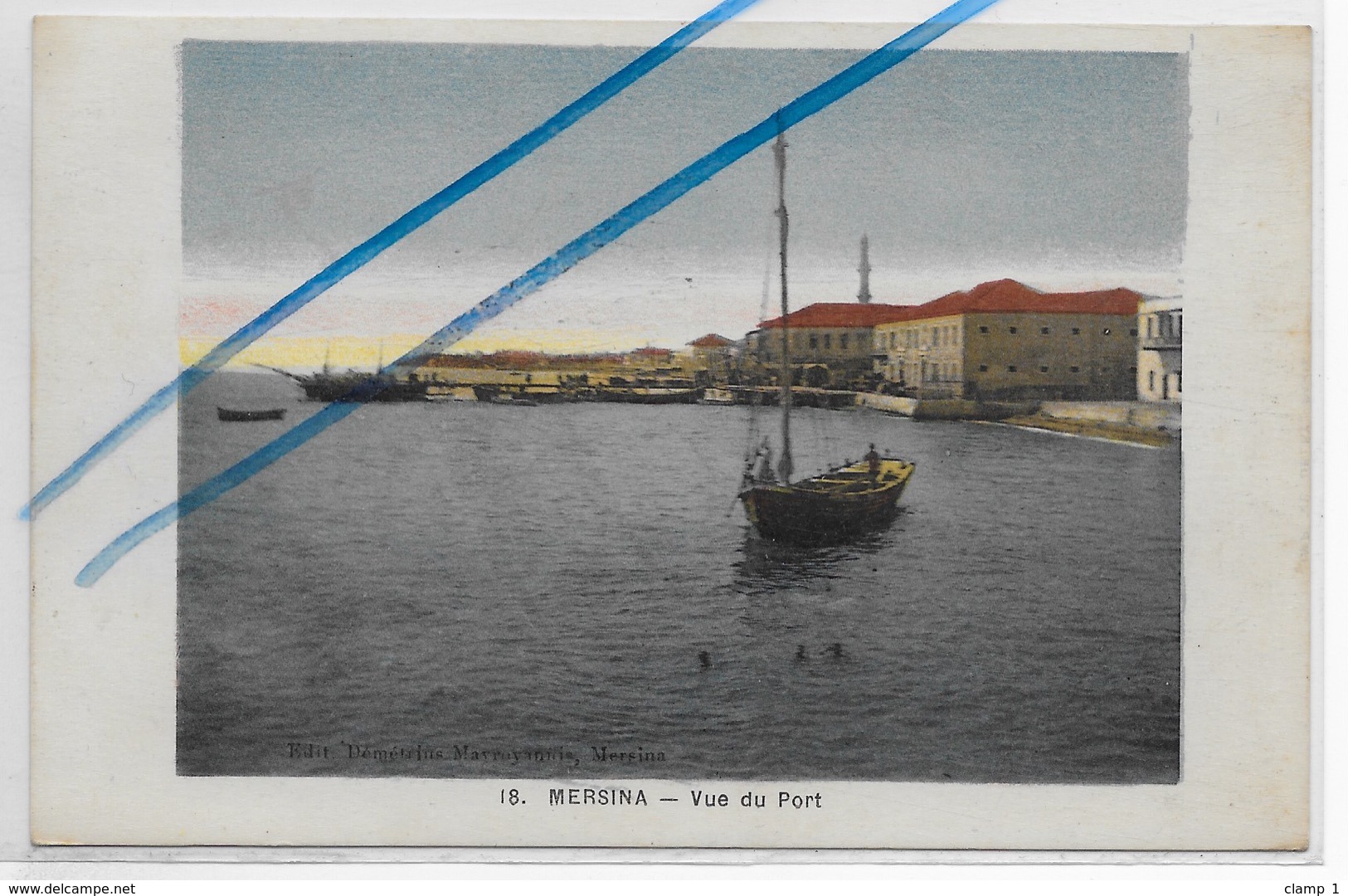 CPA TURQUIE MERSINE MERSINA VUE DU PORT  N° 18  ** CARTE COULEURS ** - Turquie