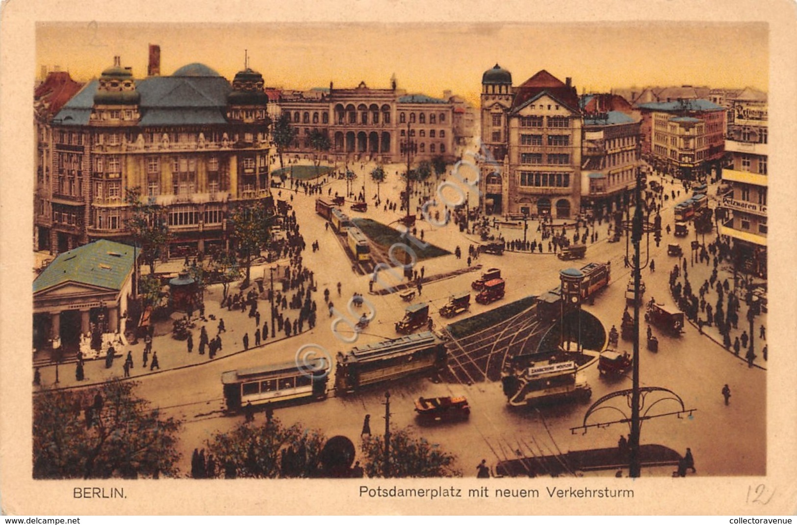 Cartolina Berlin Potsdamenrplatz Verkehrturm - Non Classificati