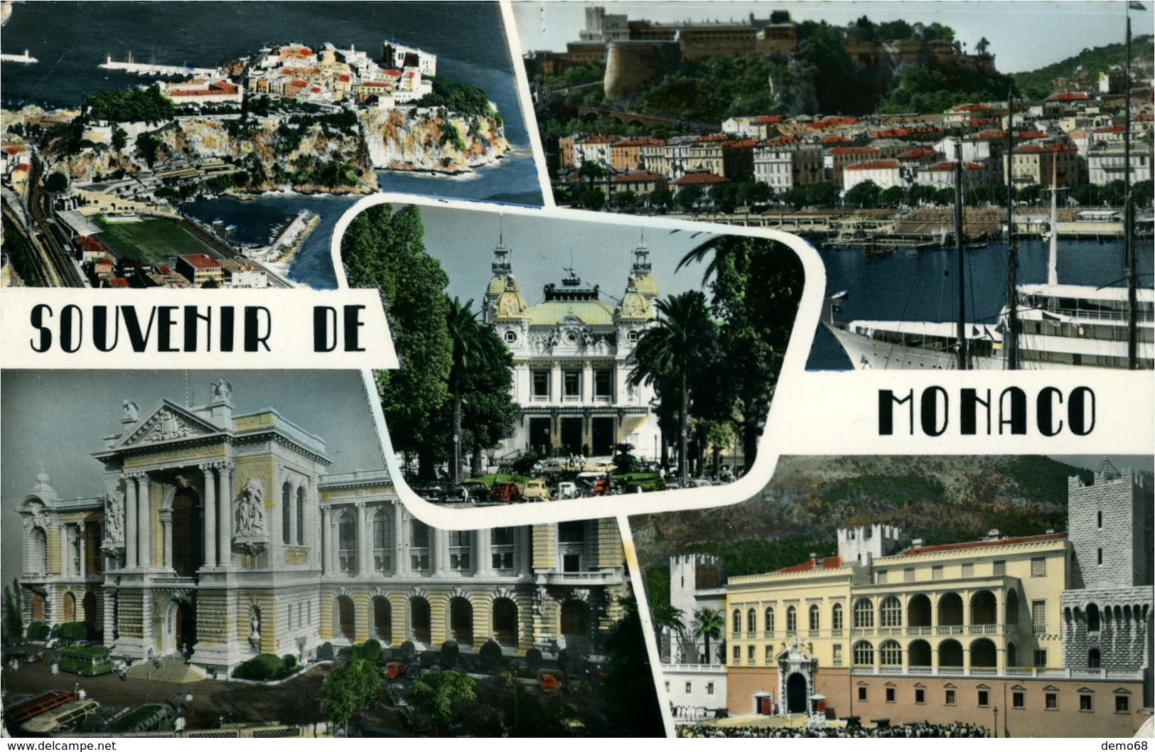 Monaco CPA CPSM Principauté 3 Cartes Monte Carlo Multi-vues  Et La Garde - Multi-vues, Vues Panoramiques