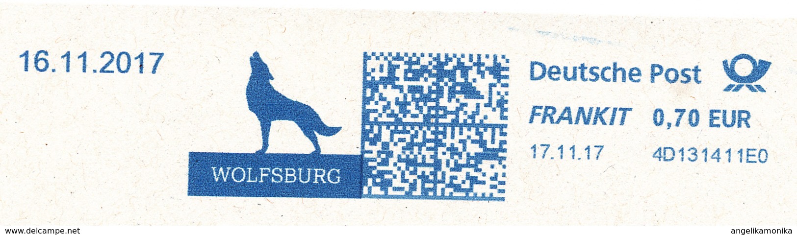 Freistempel 8308 Wolf Wolfsburg - Maschinenstempel (EMA)