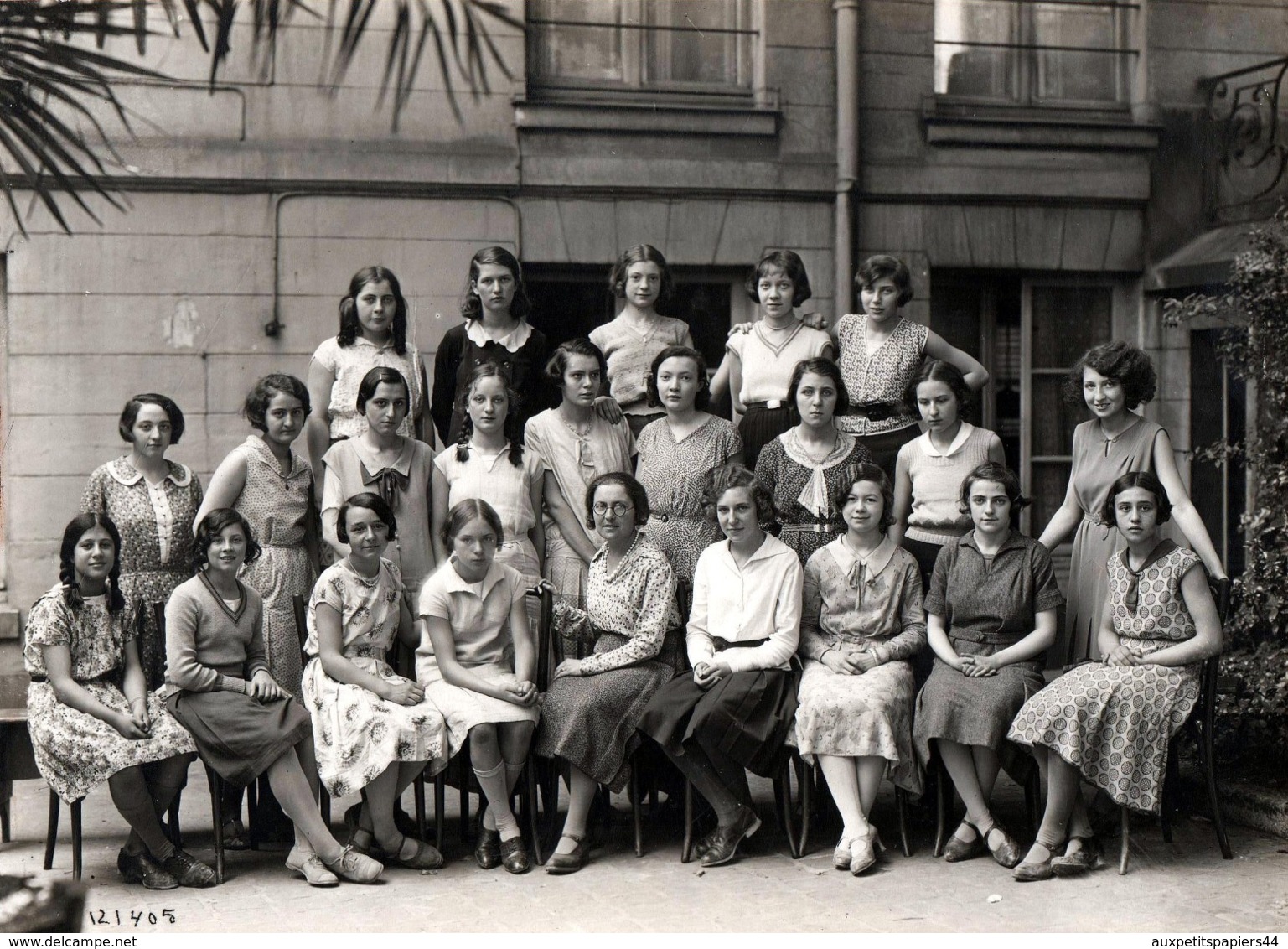 Grande Photo Originale Scolaire Lycée Lamartine à Paris - Classe De 4 ème A En 1930-1931 - Photo H. Tourte & Petitin - Personnes Identifiées