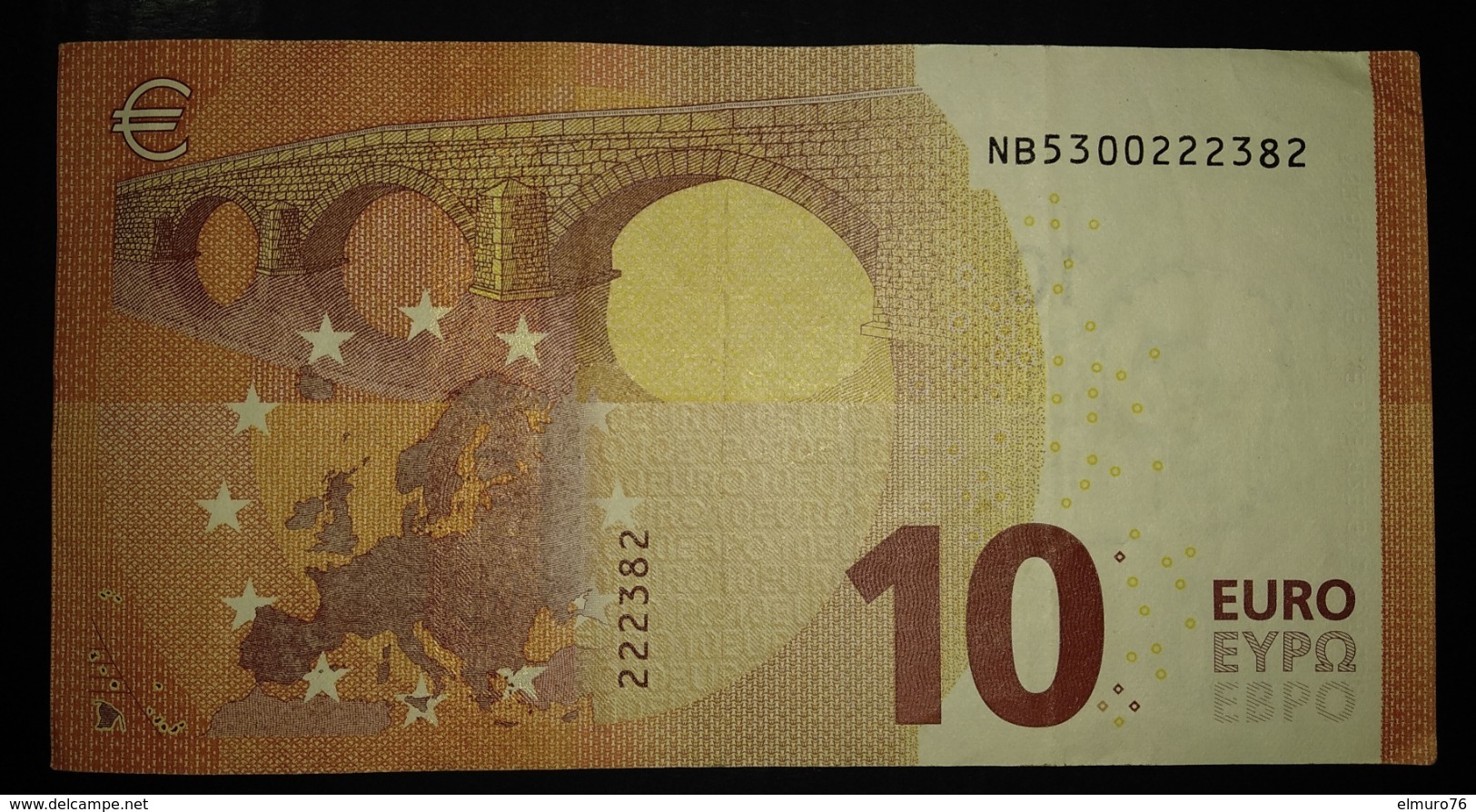 10 Euro N008C5 Austria Serie NB Draghi Circulated - 10 Euro