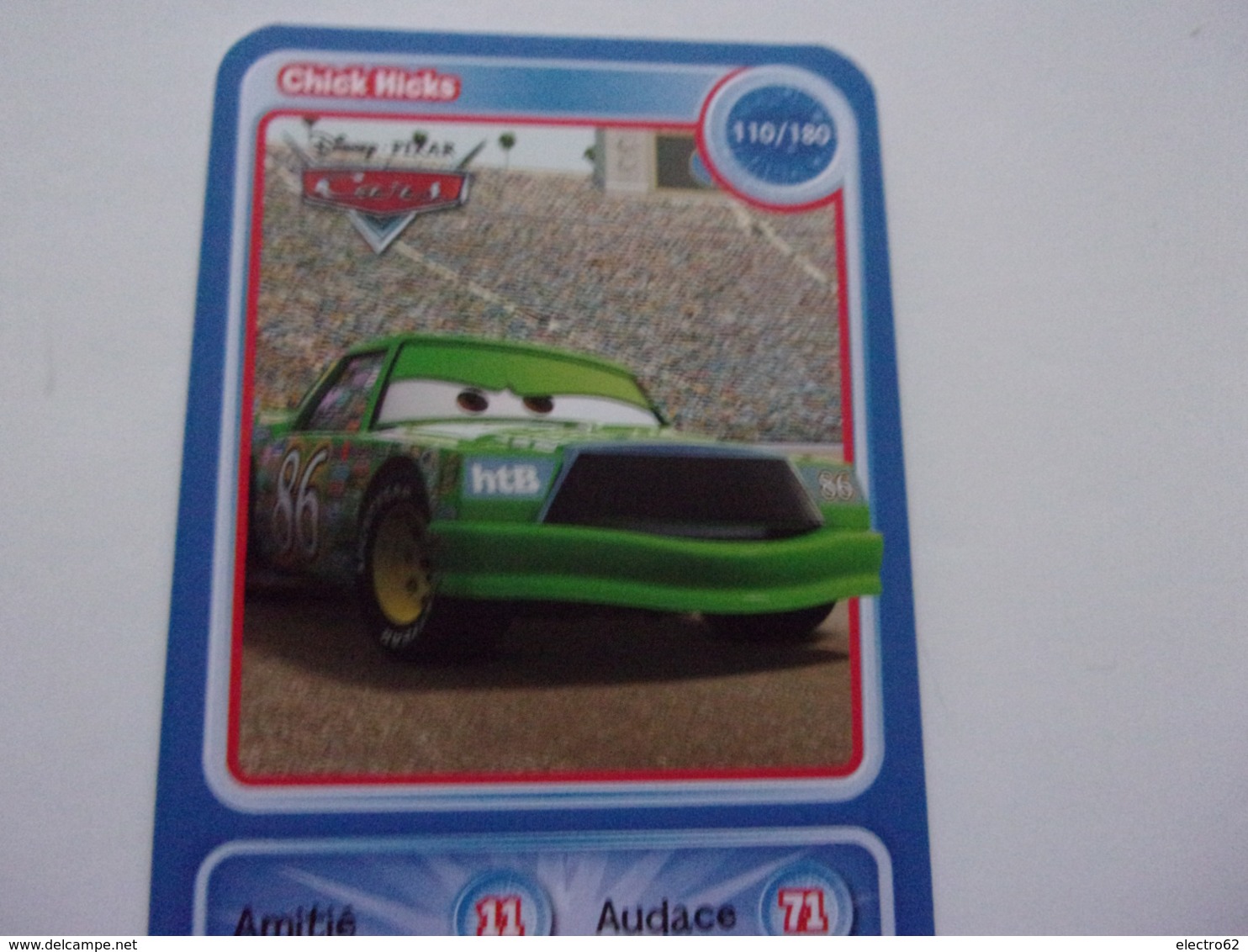 Carte Disney AUCHAN Cars Chick Hicks Voiture Carauto Carro - Autres & Non Classés