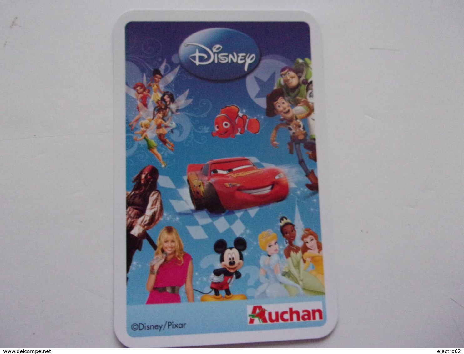 Carte Disney AUCHAN Cars Chick Hicks Voiture Carauto Carro - Autres & Non Classés