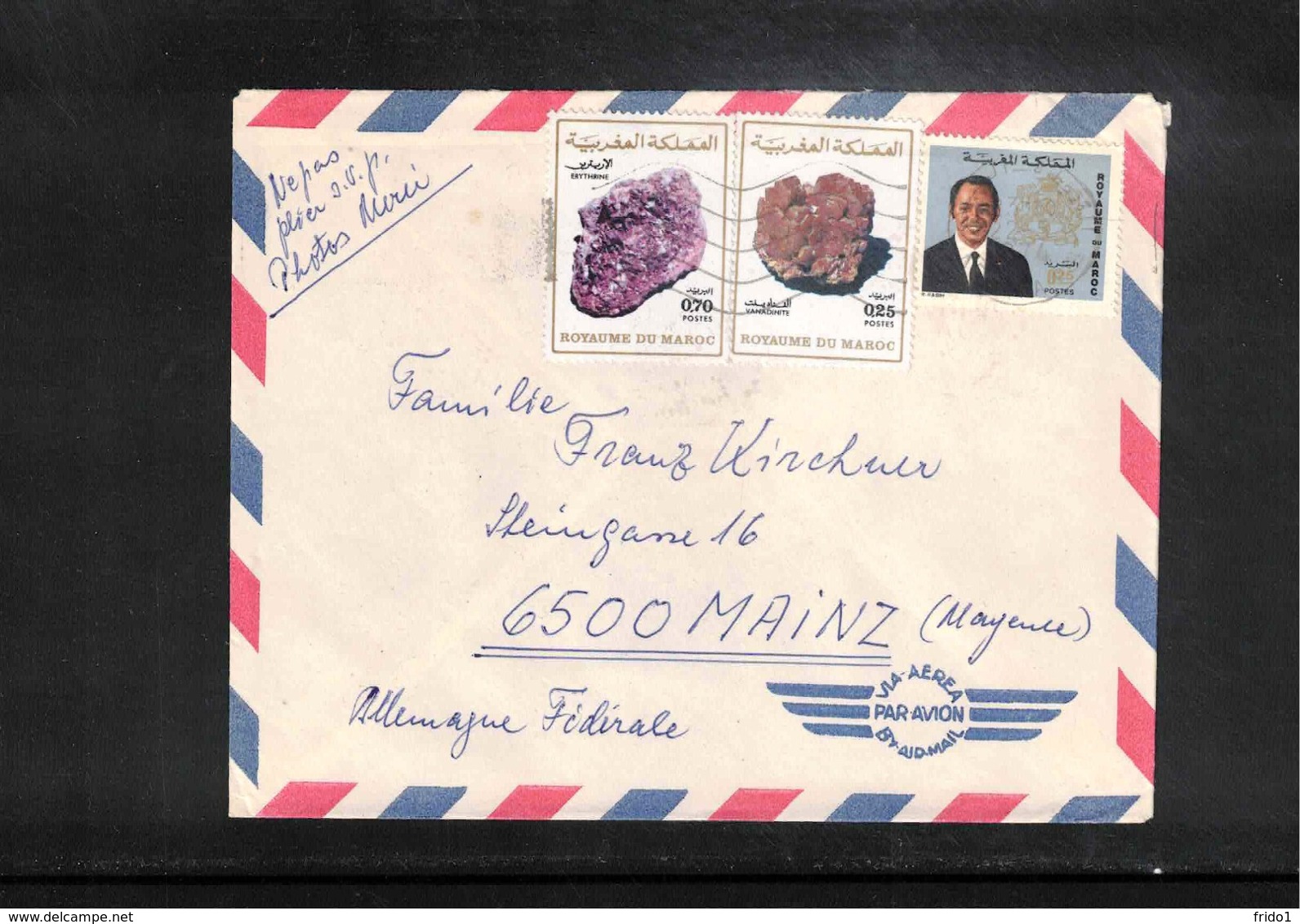 Morroco / Maroc Interesting Airmail Letter - Morocco (1956-...)