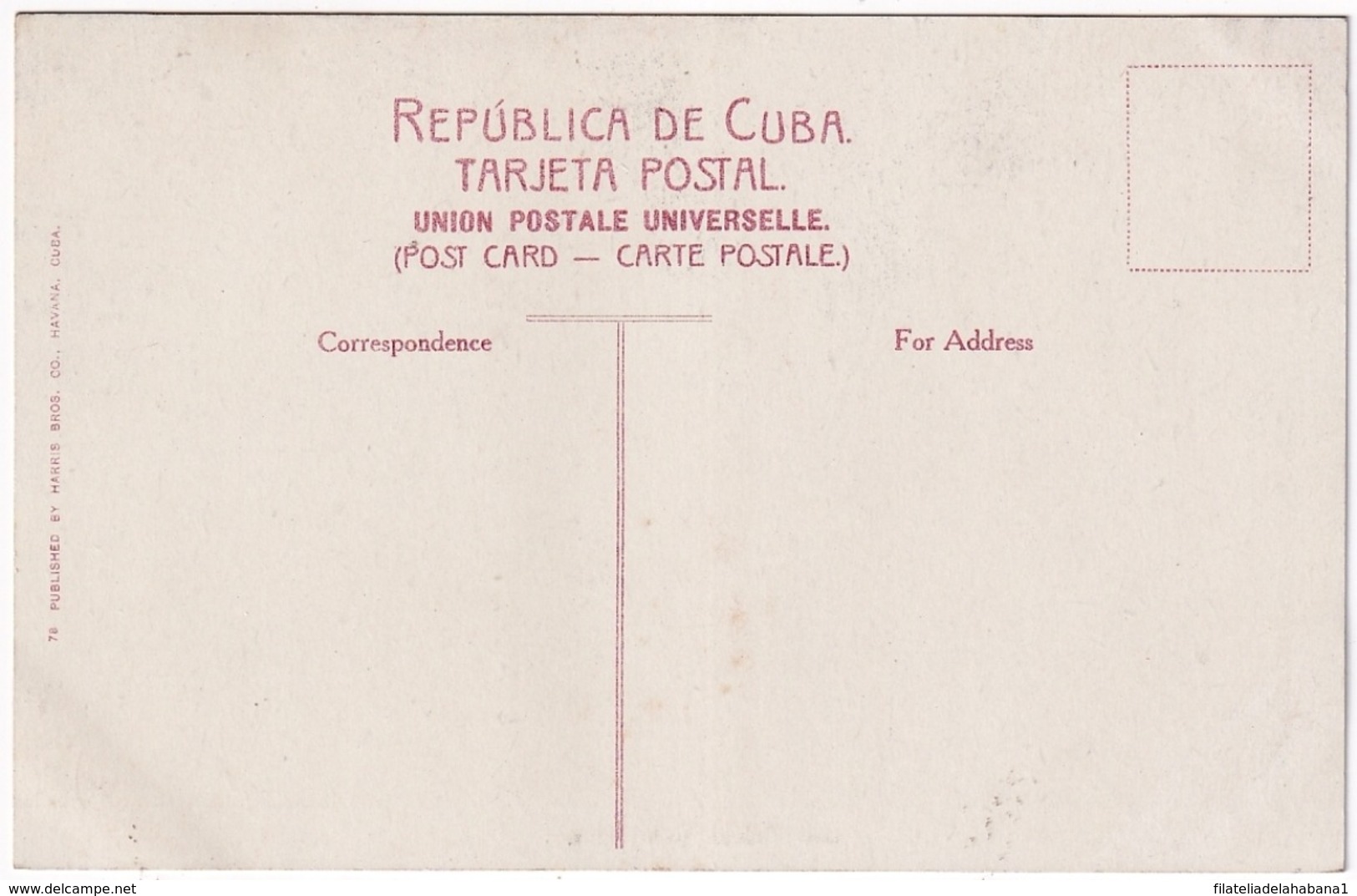 POS-1122 CUBA POSTCARD UNUSED CIRCA 1910 FRUIT STORE, PUESTO DE FRUTAS - Cuba