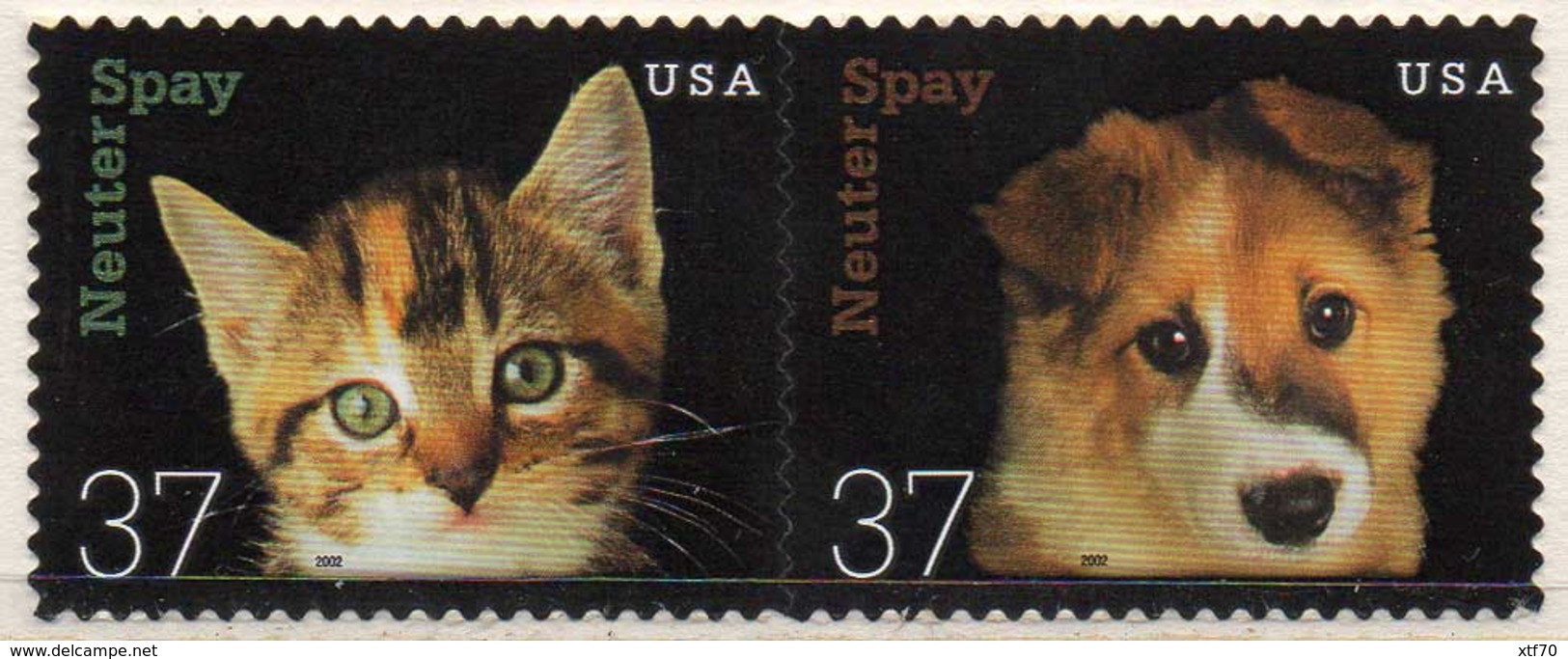 USA 2002 Neuter And Spay - Unused Stamps