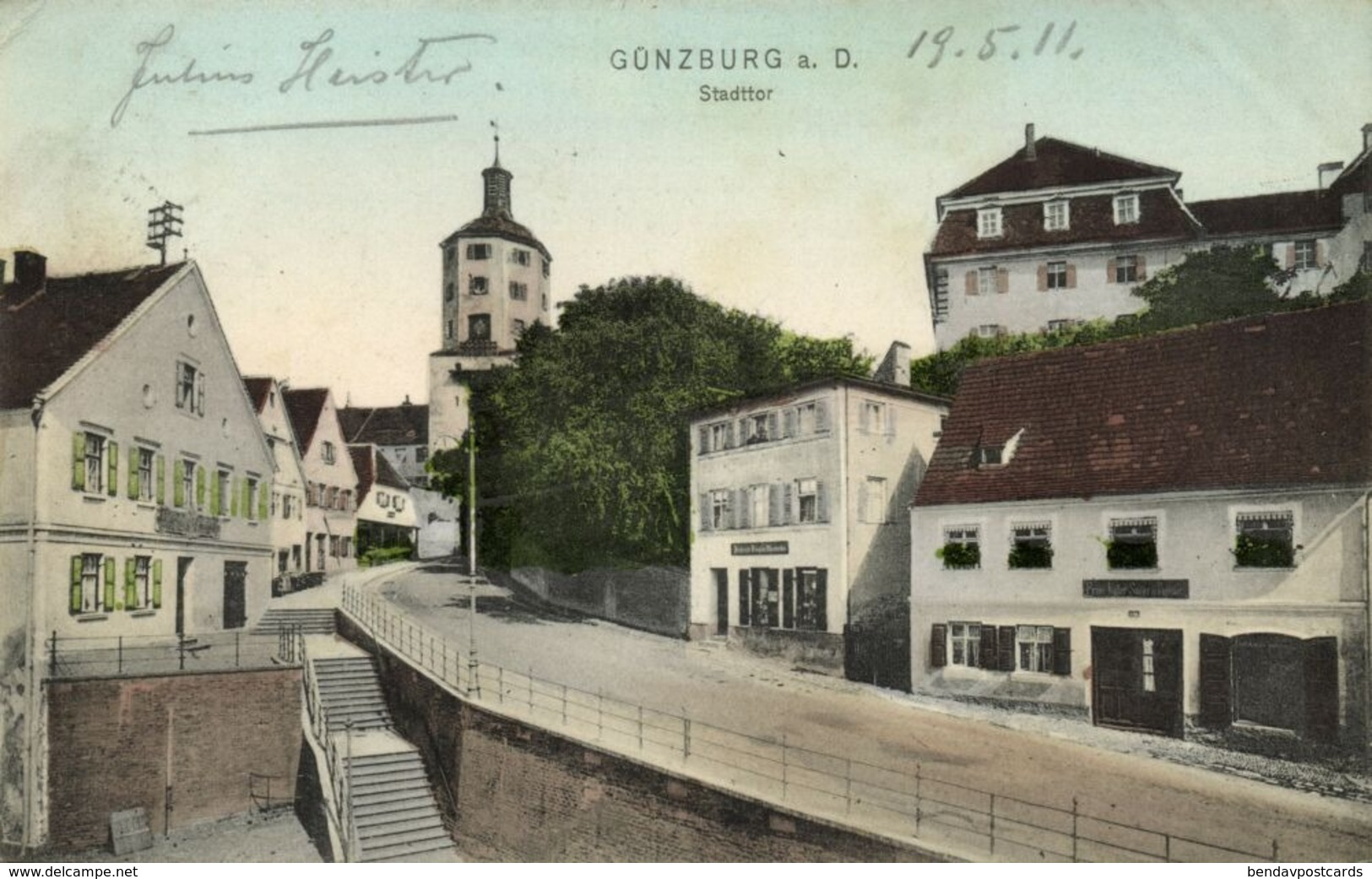 GÜNZBURG A. Donau, Stadttor (1911) AK - Guenzburg