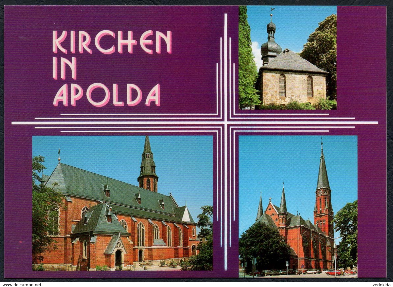C7996 - TOP Apolda Kirche - Verlag Bild Und Heimat Reichenbach - Apolda