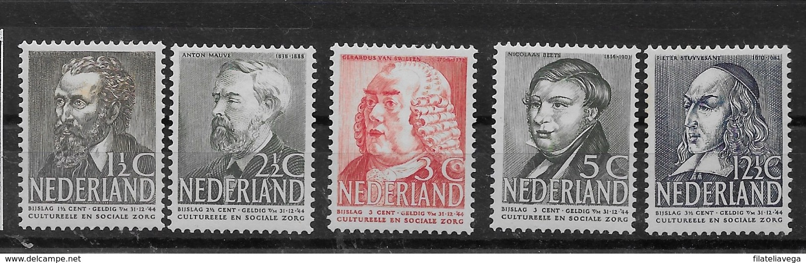 Serie De Holanda Nº Yvert 318/22 * - Neufs