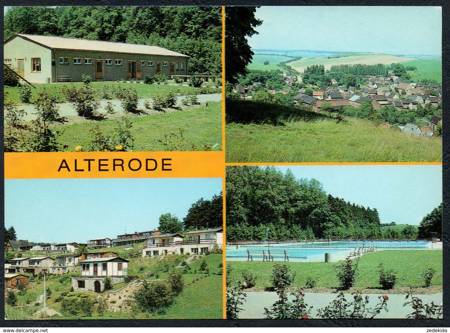 C8001 - TOP Alterode Arnstein - Waldbad Freibad Bungalowsiedlung - Verlag Bild Und Heimat Reichenbach - Hettstedt