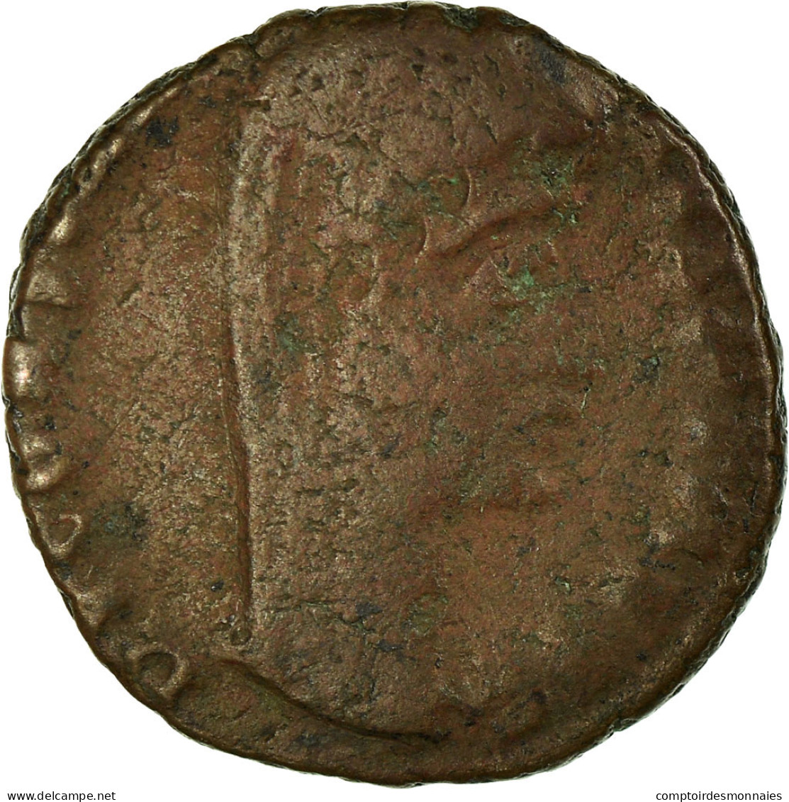 Monnaie, Constantin I, Nummus, 347, Nicomédie, TB, Cuivre, RIC:57 - L'Empire Chrétien (307 à 363)