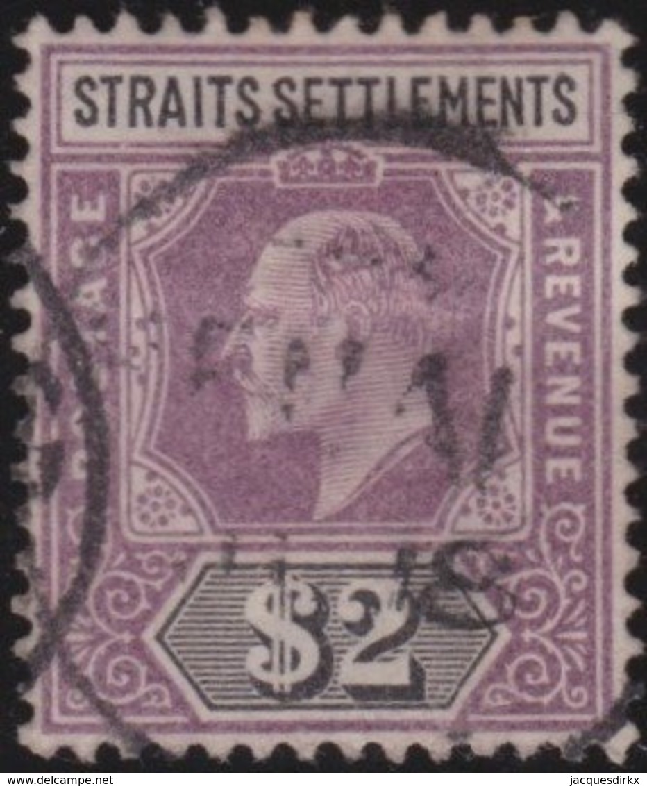 Straits Settlements   .   SG     .    120 (2 Scans)       .      O      .     Cancelled      .   /    .  Gebruikt - Straits Settlements