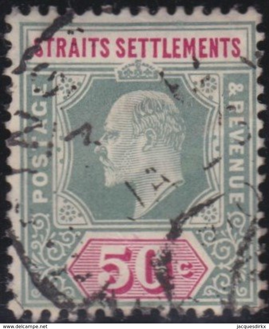 Straits Settlements   .   SG     .    135a         .      O      .     Cancelled      .   /    .  Gebruikt - Straits Settlements