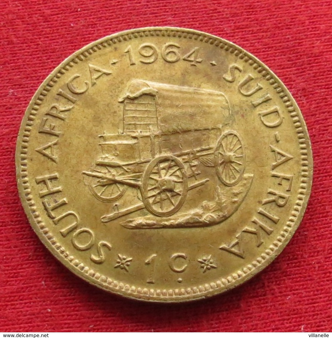 South Africa 1 Cent 1964 KM# 57 Africa Do Sul RSA Afrique Do Sud Afrika - Sudáfrica