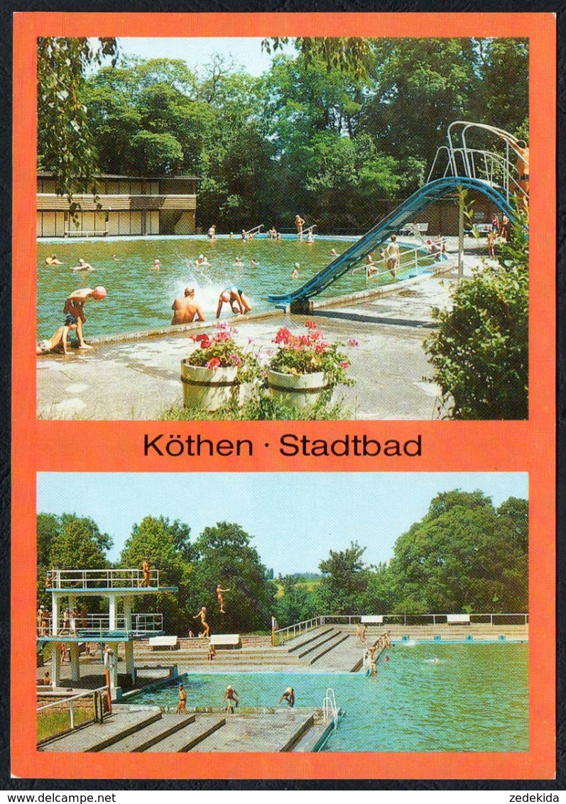 C8022 - TOP Köthen Stadtbad Freibad - Verlag Bild Und Heimat Reichenbach - Koethen (Anhalt)