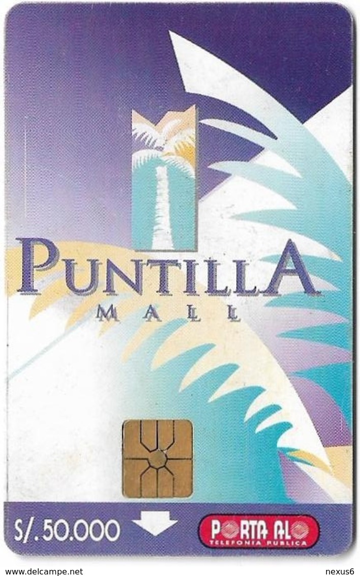 Ecuador - Porta - Puntilla Mall, Gem1A Symmetric Black, 50.000Sucre, 25.000ex, Used - Ecuador