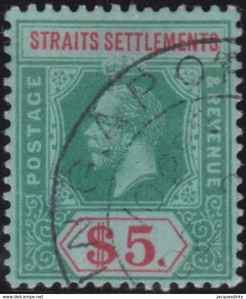 Straits Settlements   .   SG     .    212  (2 Scans)       .      O         .     Cancelled      .   /    .  Gebruikt - Straits Settlements