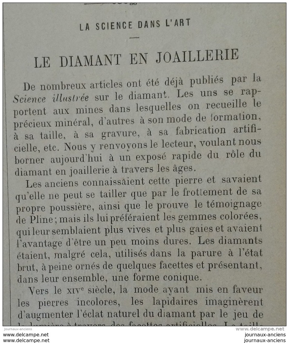 1898 LA MIRE MÉRIDIENNE DE MONTMARTRE - INDUSTRIE DU MARBRE - EXPLOITATION DU LAIT EN HOLLANDE - DISTRIBUTEUR DE TICKETS
