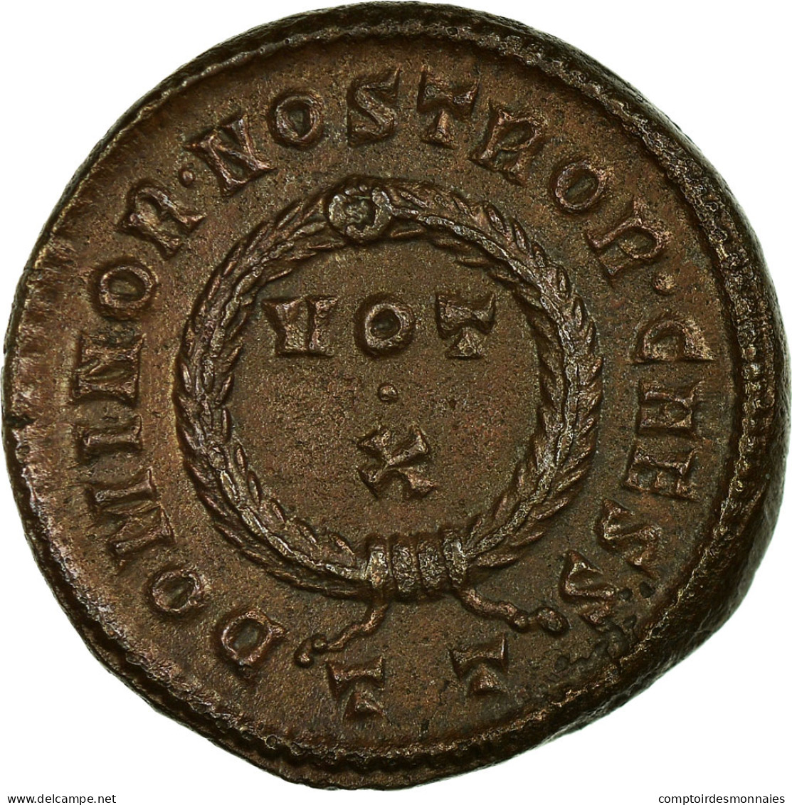 Monnaie, Crispus, Nummus, Ticinum, Rare, SUP, Cuivre, RIC:158 - L'Empire Chrétien (307 à 363)