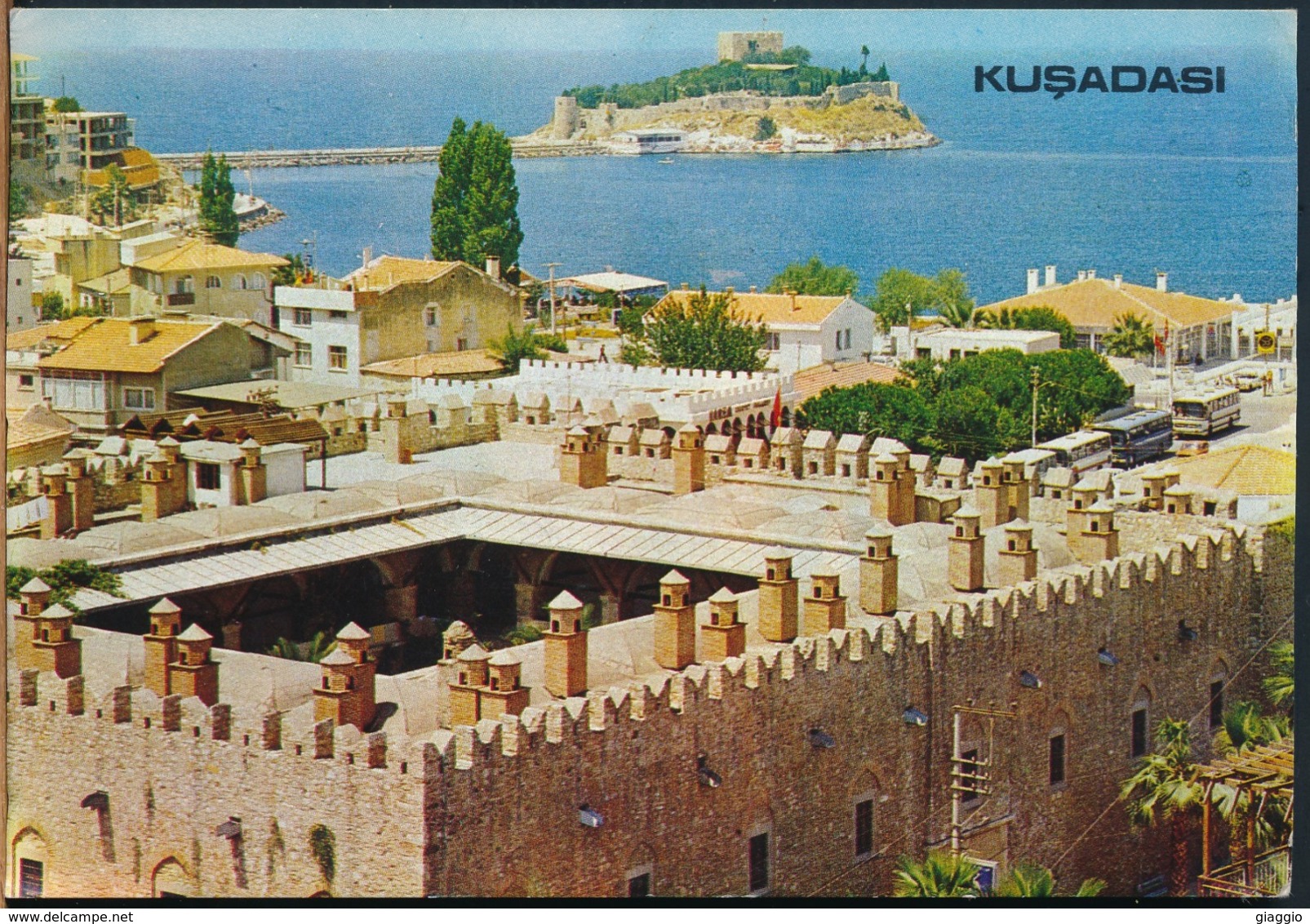 °°° 14532 - TURKEY - KUSADASI - A VIEW FROM THE CITY - 1980 With Stamps °°° - Turchia