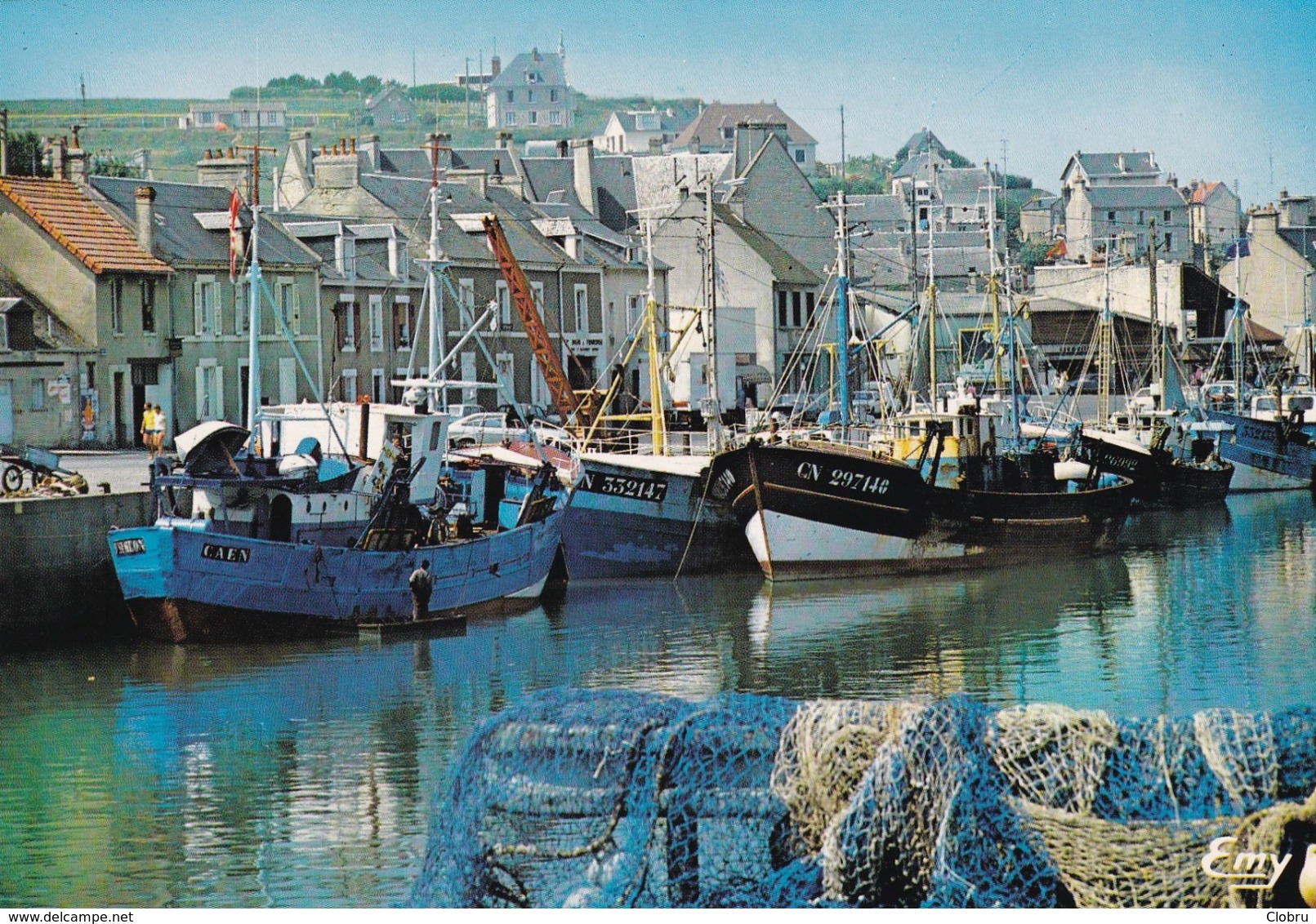 14 Port En Bessin, Les Chalutiers à Quai - Port-en-Bessin-Huppain