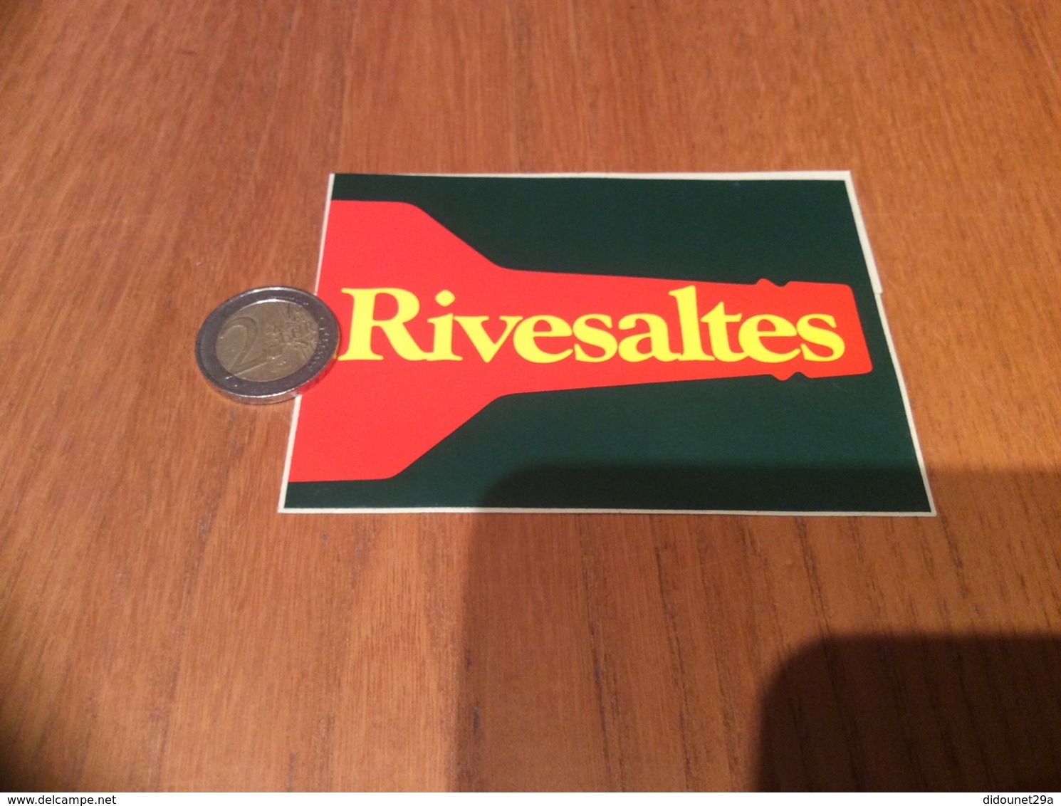 AUTOCOLLANT, Sticker «Rivesaltes » (vin) - Autocollants