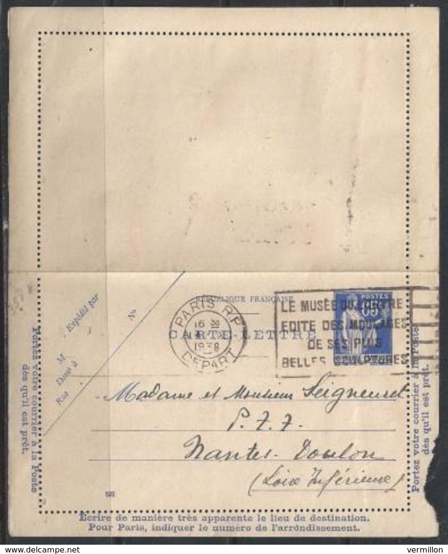 LZ-/-058-  N° 365 CL 1, SUP. Obl., DATÉ 822,  AVEC Les BORDS, Cote 10 €, LIQUIDATION , - Cartes-lettres