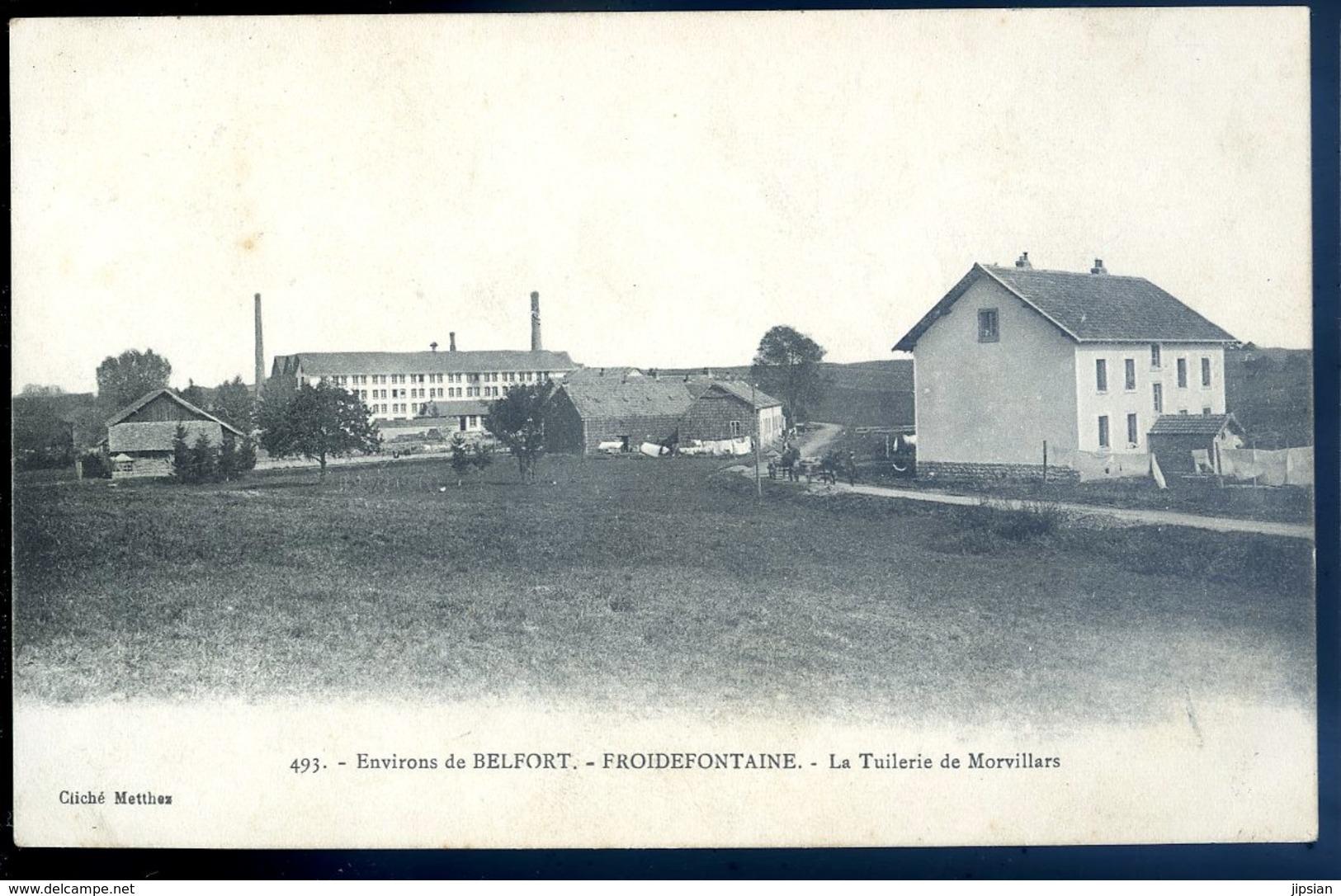 Cpa Du 90 Environs De Belfort Froidefontaine - La Tuilerie De Morvillars    JM39 - Fontaine