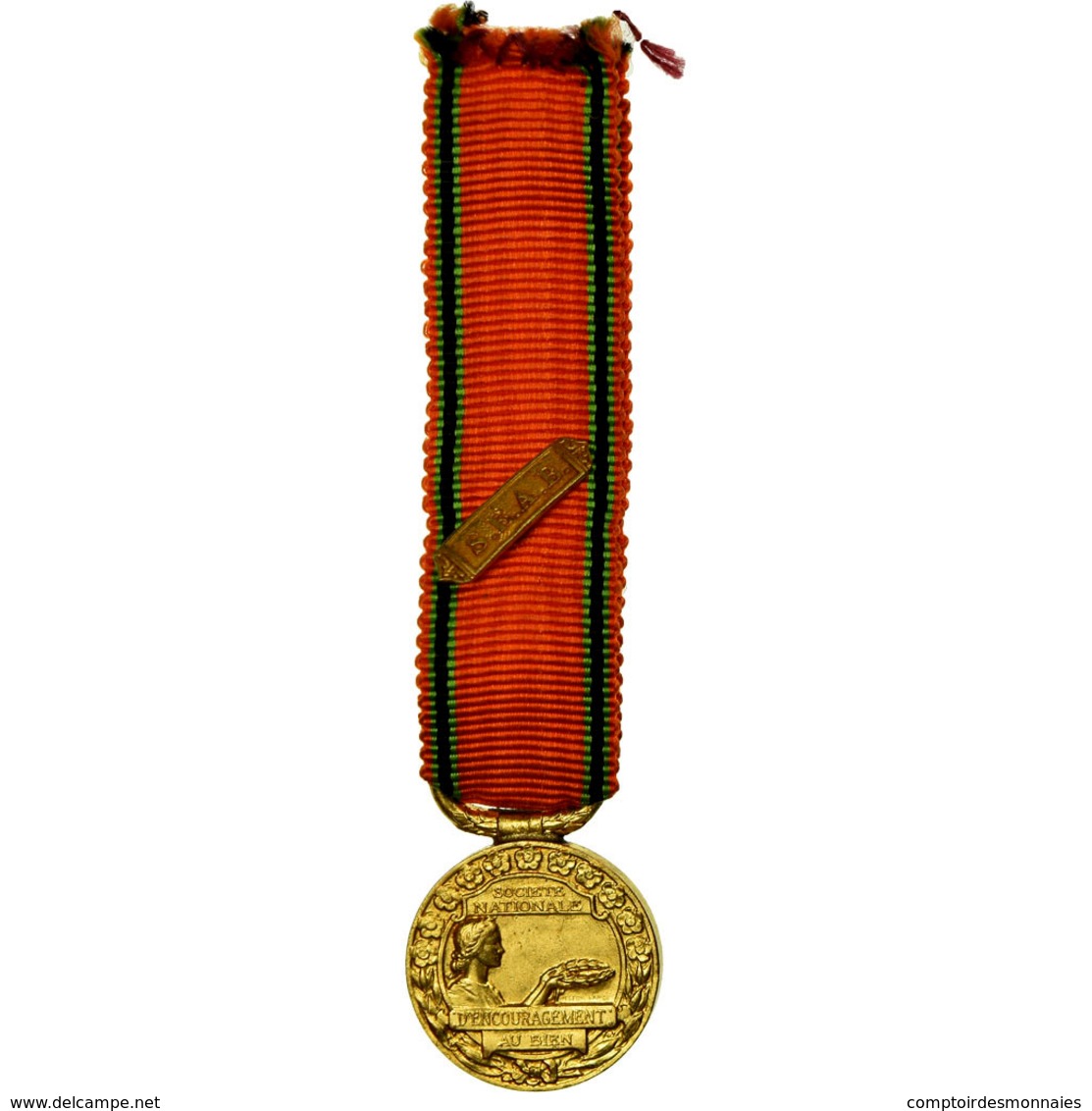 France, Société Nationale D'Encouragement Au Bien, Médaille, Excellent - Autres & Non Classés