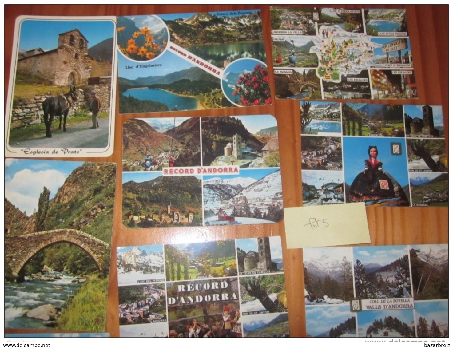 --- Ensemble De 11 Cartes Postales Andorre Andorra Lot 5  (   Mot Clés Multivues   Montagne Maison Riviére  Rue - Andorre