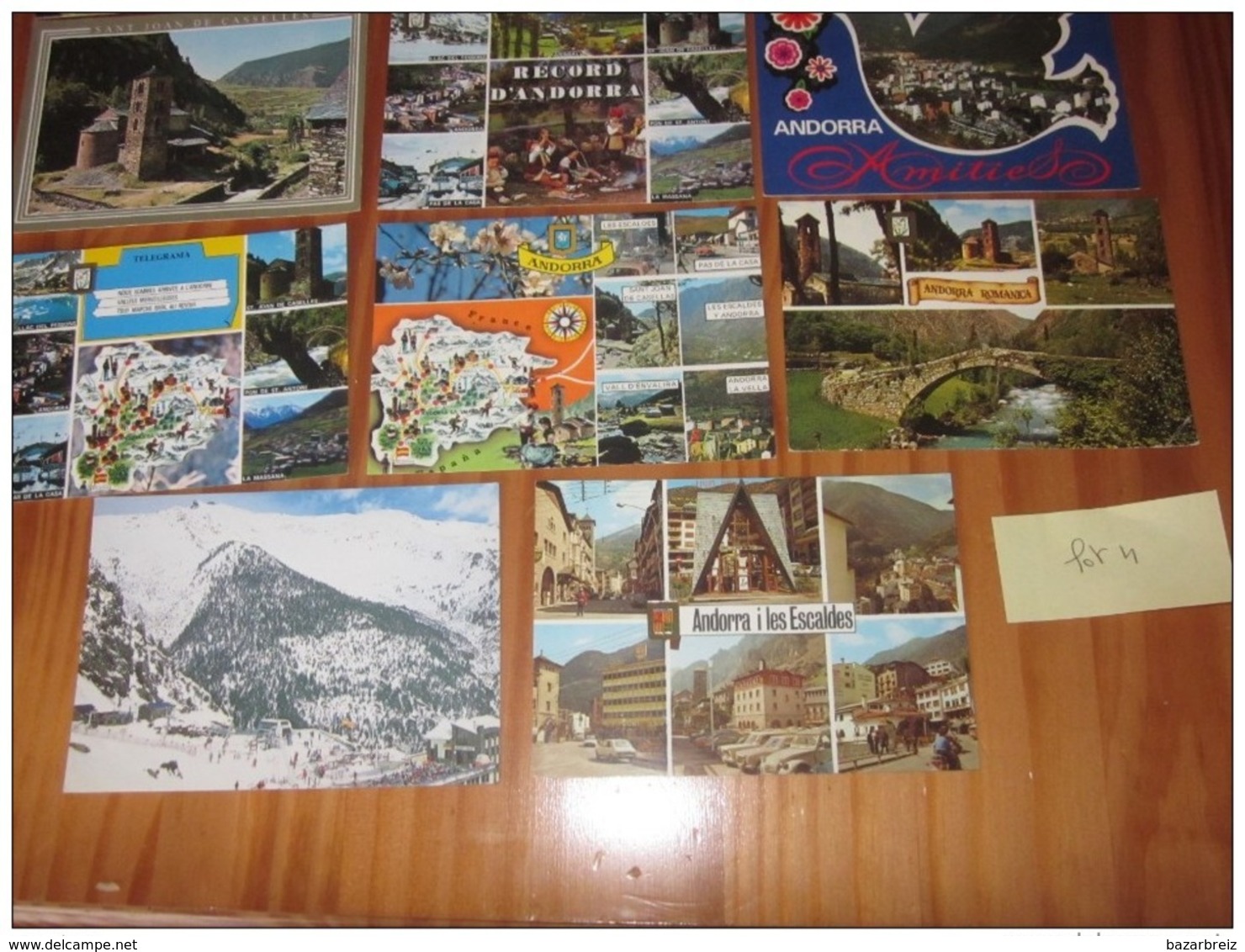 --- Ensemble De 11 Cartes Postales Andorre Andorra Lot 4  (   Mot Clés Multivues   Montagne Maison Riviére  Rue - Andorre