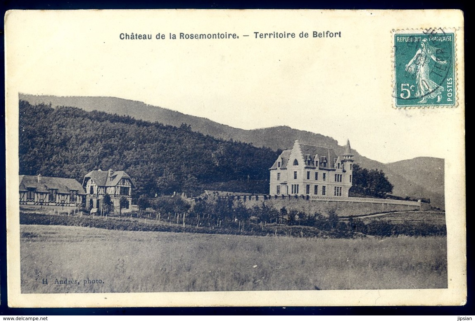 Cpa Du 90  Territoire De Belfort -- Château De La Rosemontoire  JM39 - Rougemont-le-Château