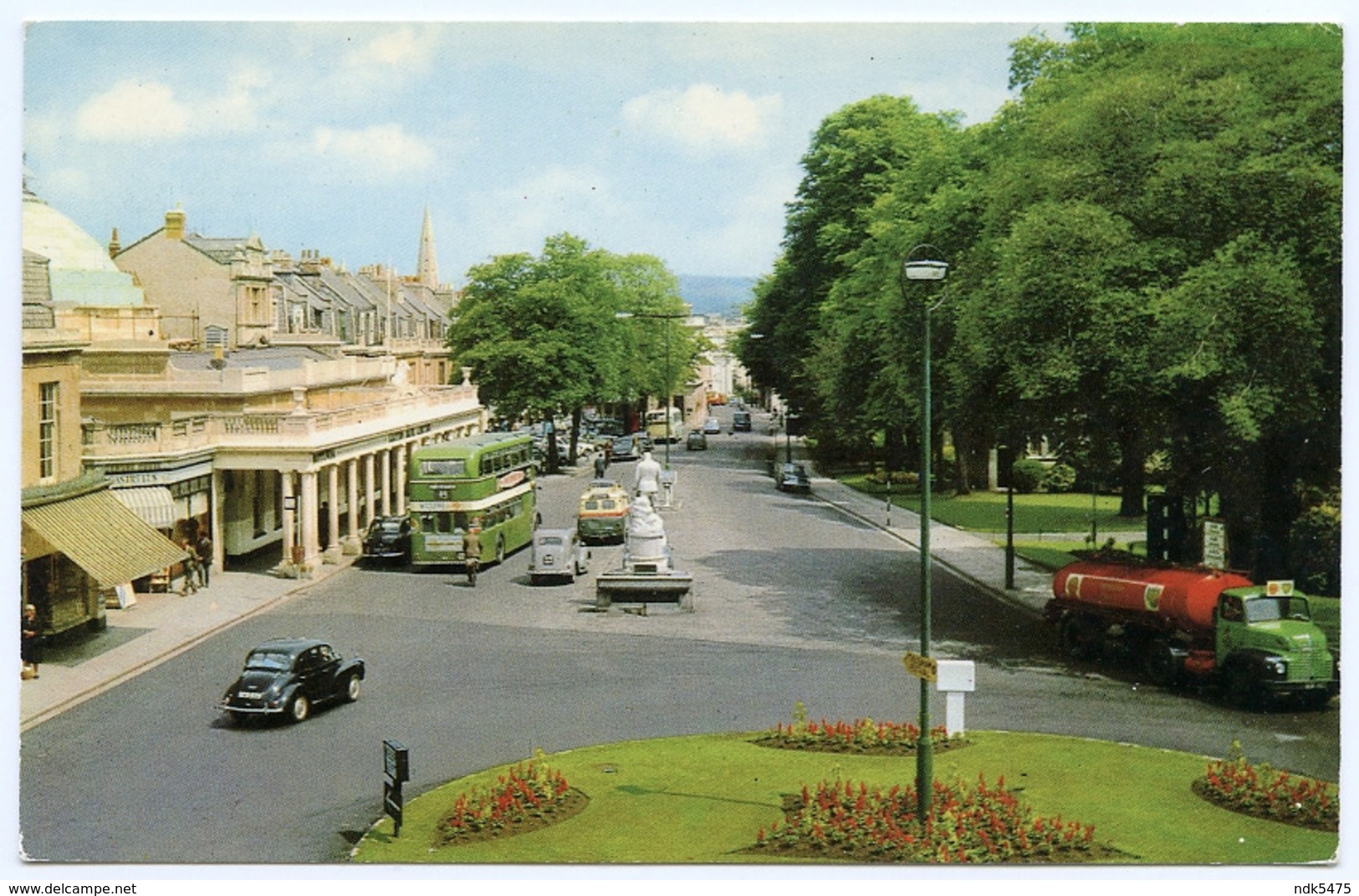 CHELTENHAM : MONTPELLIER WALK AND ROTUNDA / BP SHELL PETROL TANKER - 1960s - Cheltenham