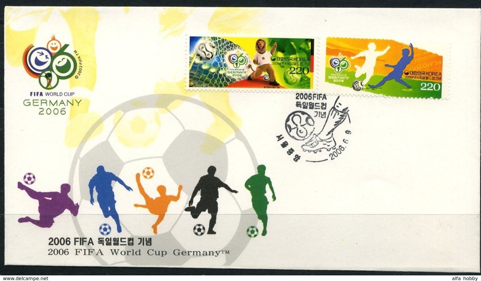 South Korea, World Cup 2006, FDC - 2006 – Alemania