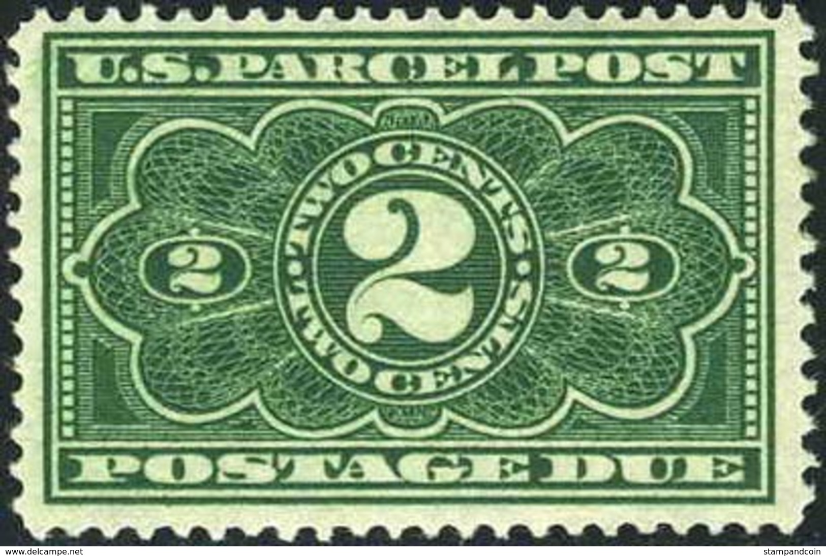 US JQ2 VF  Mint O.g. Hinged Parcel Post Postage Due From 1913 - Colis