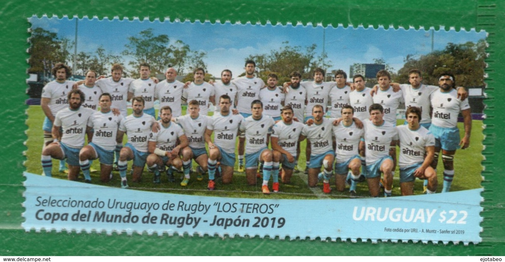 1686 URUGUAY 2019-Copa Del Mundo De Rugby - Japón 2019. - Uruguay