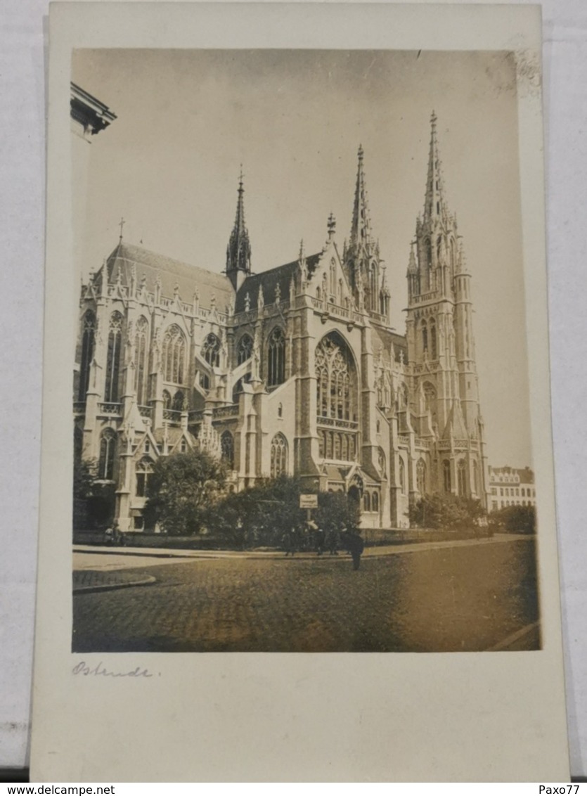 Carte Photo, Ostende, Kirche - Oostende