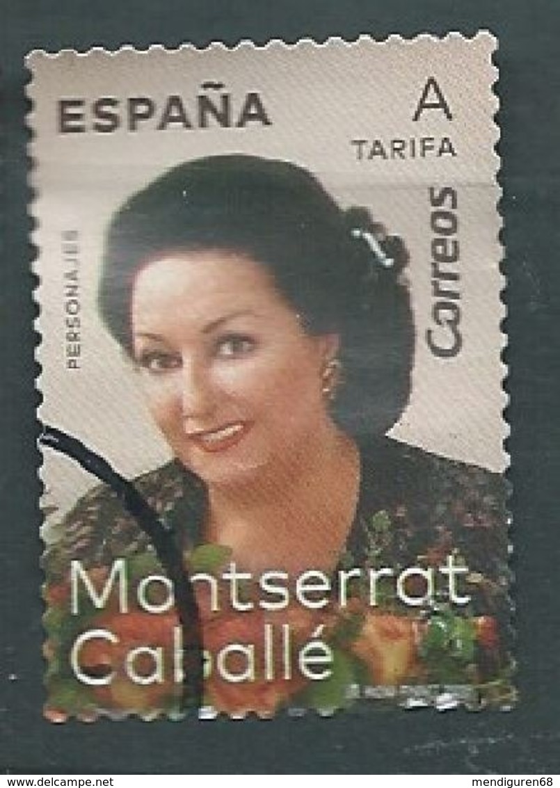 ESPAGNE SPANIEN SPAIN ESPAÑA 2019 SOPRANO LYRIC SINGER: MONTSERRAT CABALLÉ USED ED 5319 YT 5058 MI 5353 - Usados