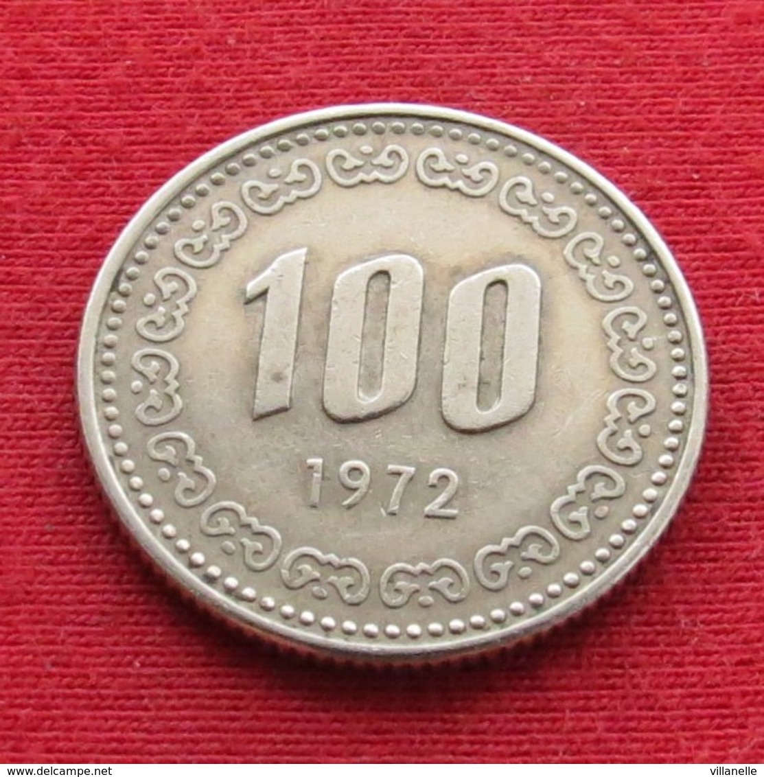 Korea South 100 Won 1972 KM# 9  Corea Coreia Do Sul Koree Coree - Korea, South